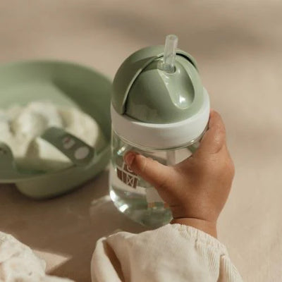 Vaso con Pajita Mio 300ml Little Farm - Little Dutch