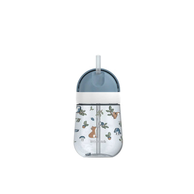 Vaso con Pajita Mio 300ml Forest Friends - Little Dutch