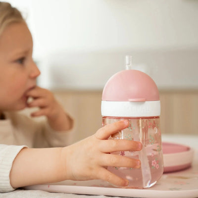 Vaso con Pajita Mio 300ml Fairy Garden - Little Dutch