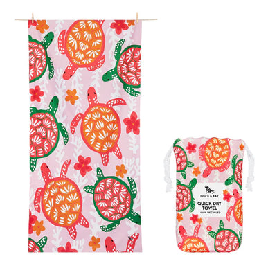 Toalla Kids Turtley Tropical L - Dock & Bay