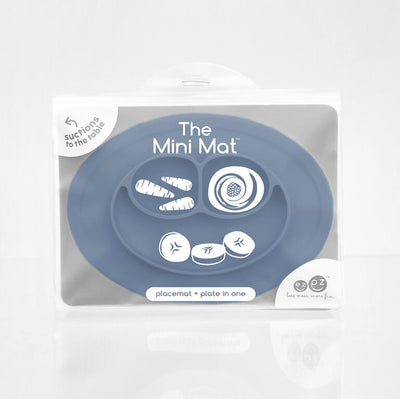 Mini Mat: Mantel individual + plato - Índigo