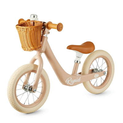 Kinderkraft Rapid - Bicicleta de equilibrio sin pedales - Rosa pastel