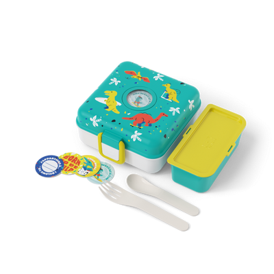 Fiambrera sandwich azul Dino - Monbento Kids