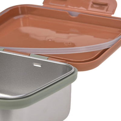 Caja Almuerzo Acero Inoxidable Happy Pri Caramel - LÄSSIG