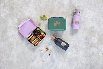 Caja Almuerzo Acero Inoxidable Rainbow Green - LÄSSIG