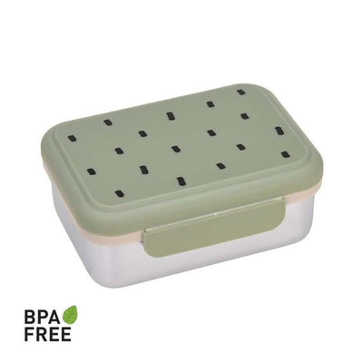 Caja Almuerzo Acero Inoxidable Happy Light Olive - LÄSSIG