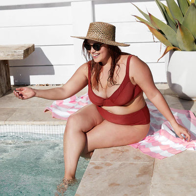 Toalla Cabana Rosa Pastel XL - Dock & Bay