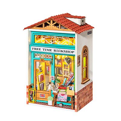 Madnesstoys -  Maqueta Casa en miniatura Robotime Free Time Bookshop