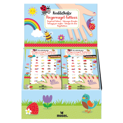 Pegatinas para uñas Bichos - Moses