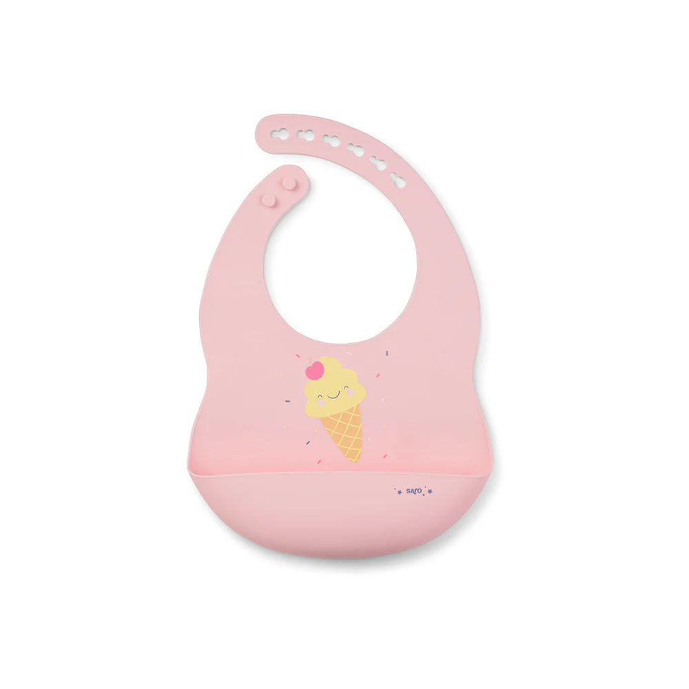Babero Silicona Party Ice Cream - Saro