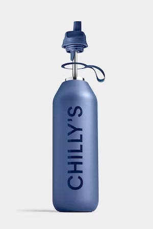Botella Chilly Serie 2 FLIP AZUL WHALE : 1L