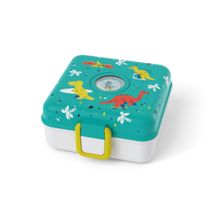 Fiambrera sandwich azul Dino - Monbento Kids