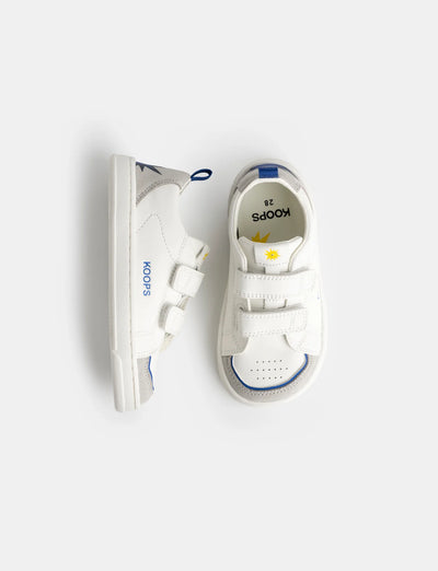 Deportivas RAFI BLANCO/AZUL- Calzado Barefoot - Koops