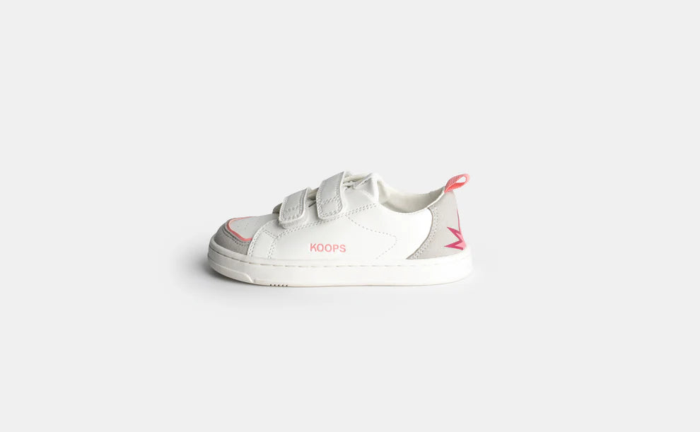 Deportivas RAFI BLANCO/ROSA- Calzado Barefoot - Koops