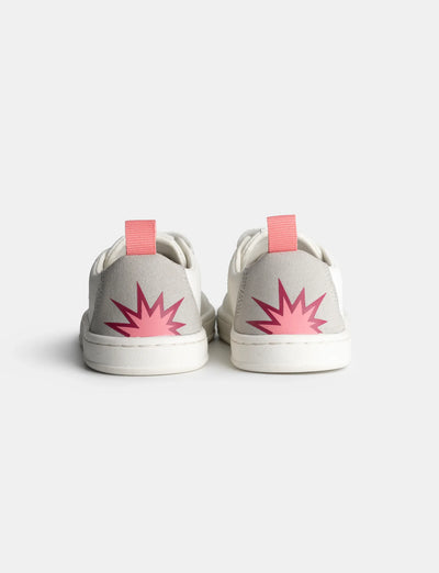 Deportivas RAFI BLANCO/ROSA- Calzado Barefoot - Koops