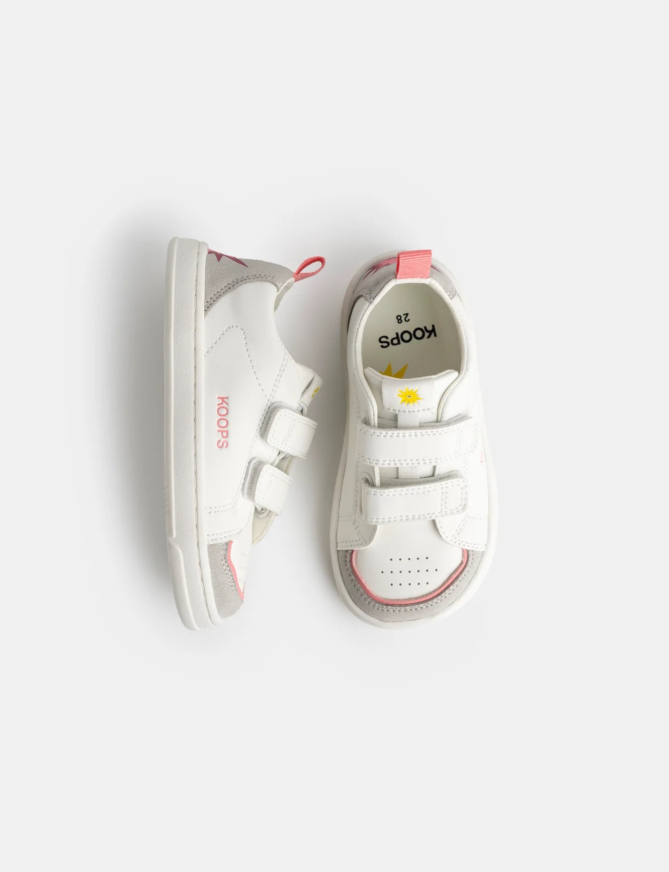 Deportivas RAFI BLANCO/ROSA- Calzado Barefoot - Koops