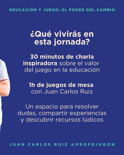 CHARLA - TALLER @PROFEJUGON GRANADA