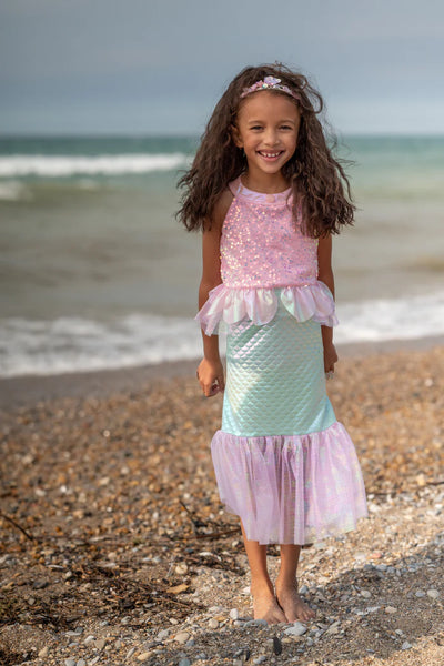 Disfraz de Sirena con Lentejuelas y Tul - Great Pretenders - Varias tallas