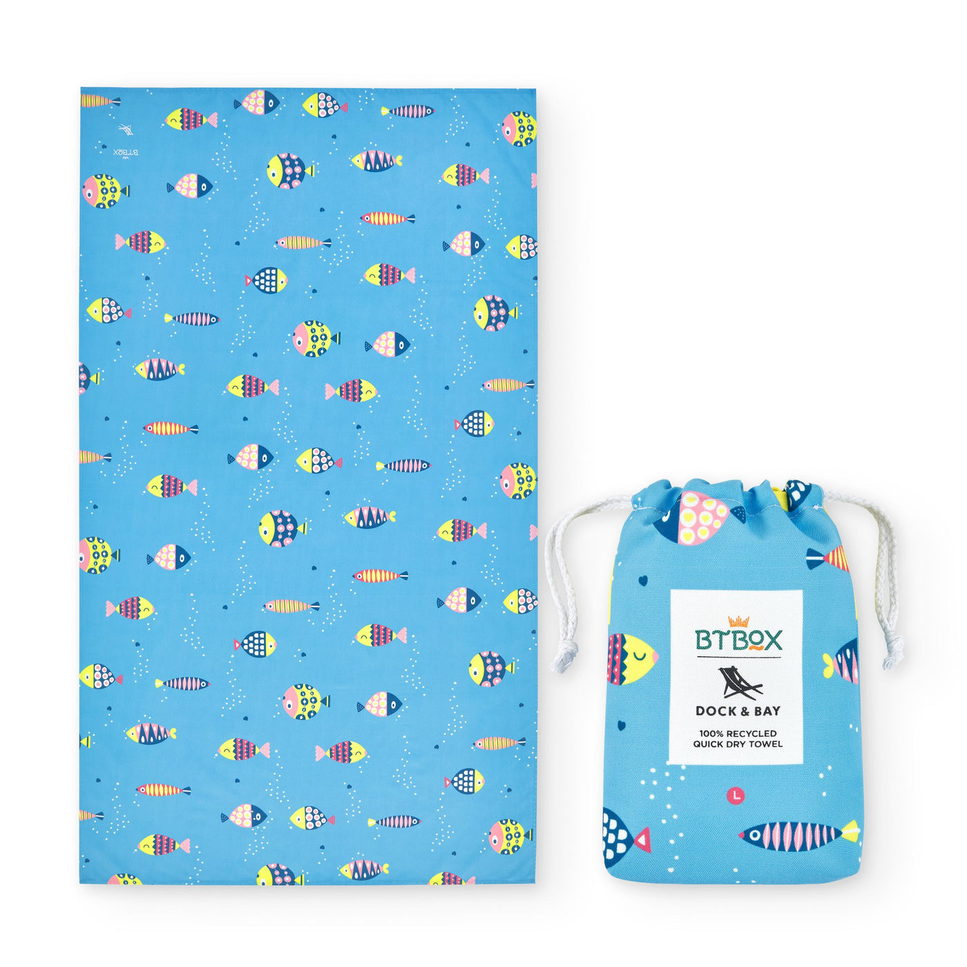 Toalla Peces L - Dock & Bay