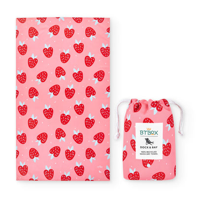 Toalla Fresas L - Dock & Bay