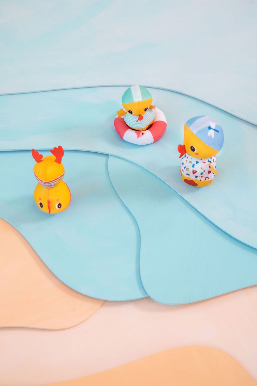 Tres patos junto al agua (Juego de Baño) - Lilliputiens