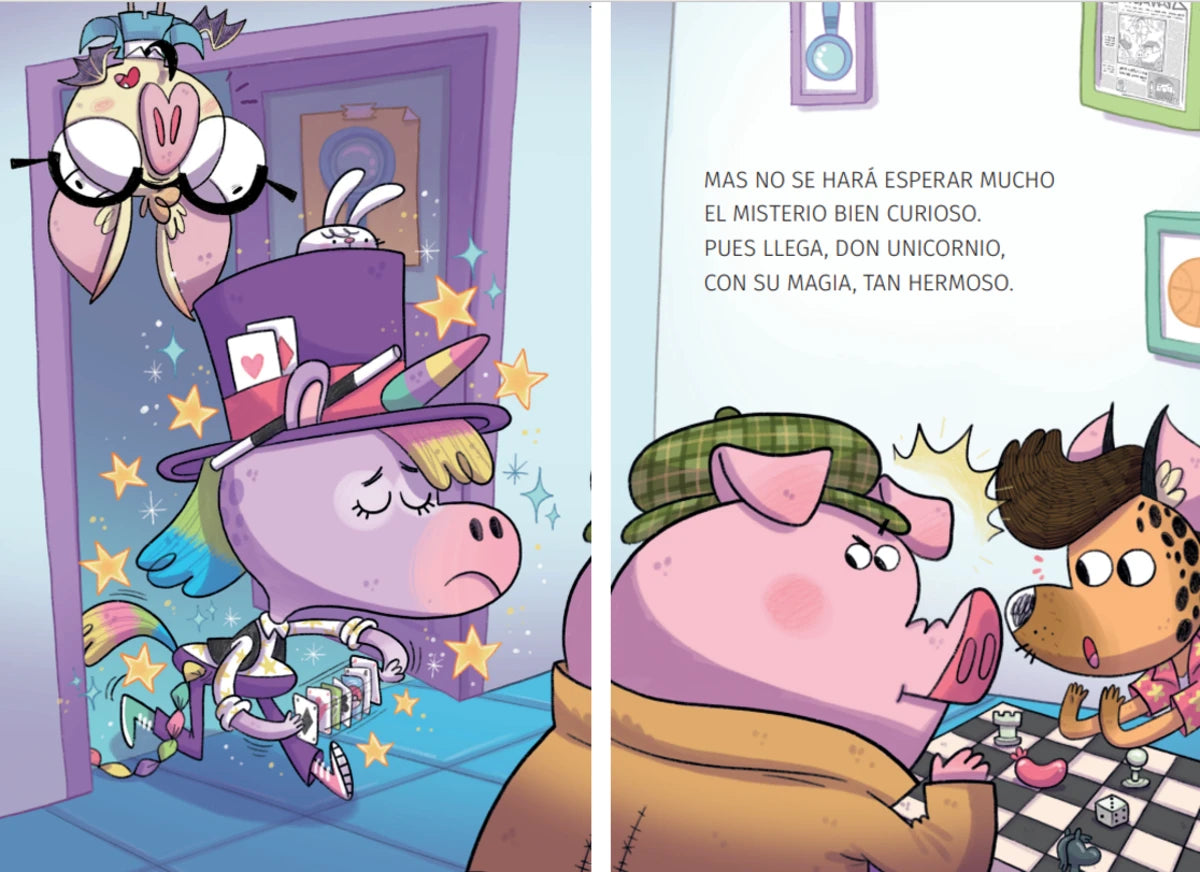 Aprende a leer con Los Detectives Zoopencos 4: Magia de Unicornio