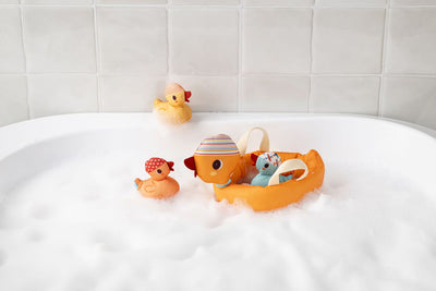 Mamá pato y sus patitos magnéticos (Juego de Baño) - Lilliputiens