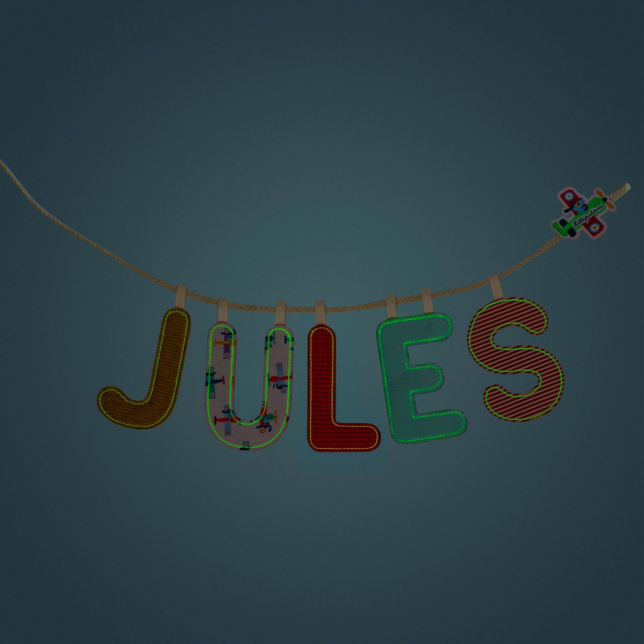 Cable de cuerda para Letras - Lilliputiens