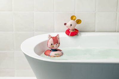 Jeanne y Nina flotan (Juego de baño) - Lilliputiens