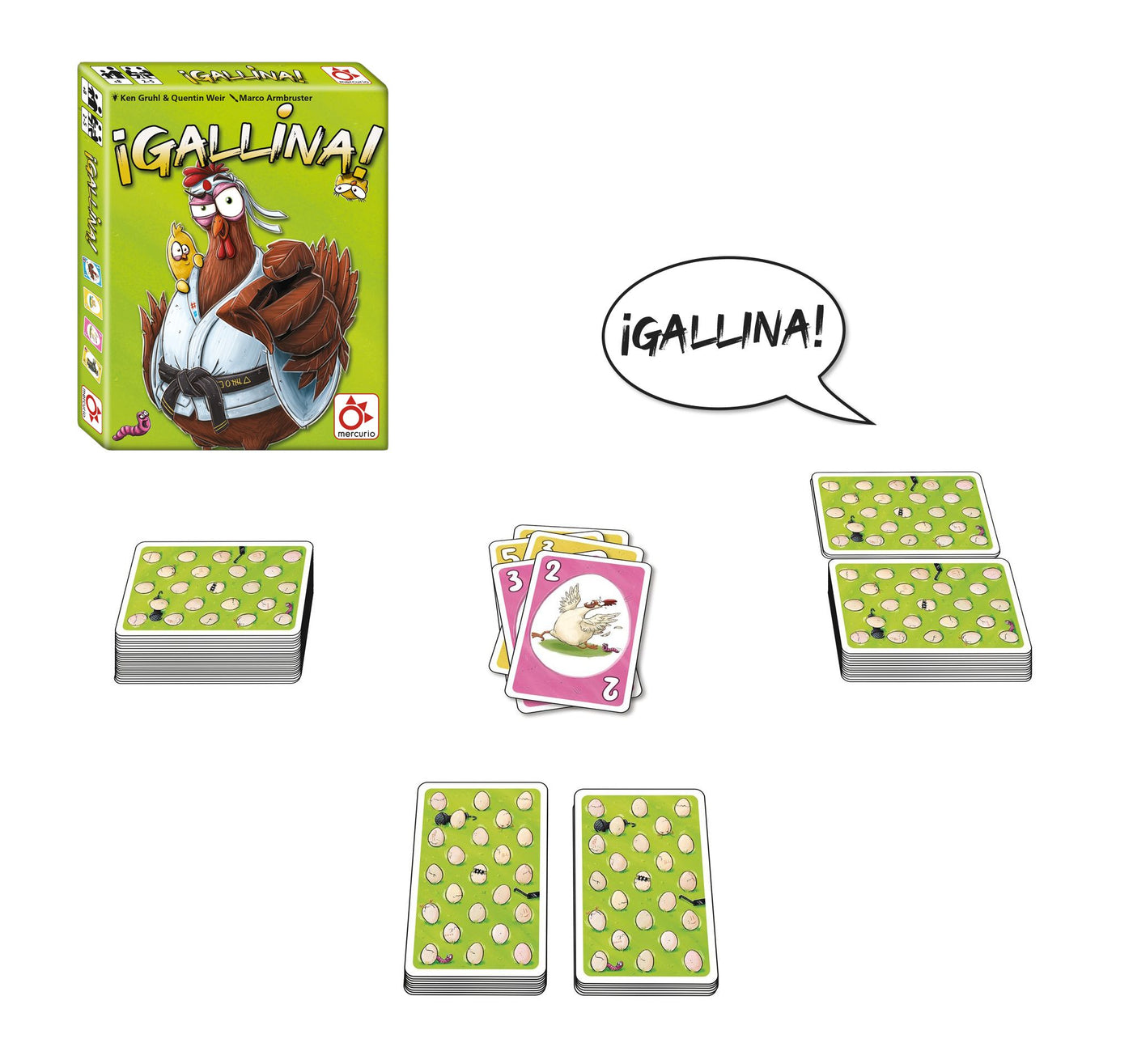 ¡Gallina! - Juego de cartas para toda la familia