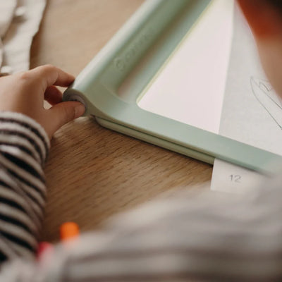 Kidydraw Tabla de Dibujo Verde: Letras y números - Kidywolf