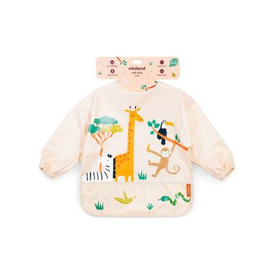 Babero Impermeable con Mangas Jungle - Miniland