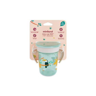 Vaso de aprendizaje 360 Jungle 270ml - Miniland