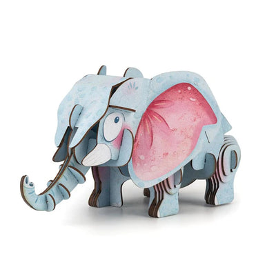 Mini Puzzle 3D con sonido: Elefante - Mieredu