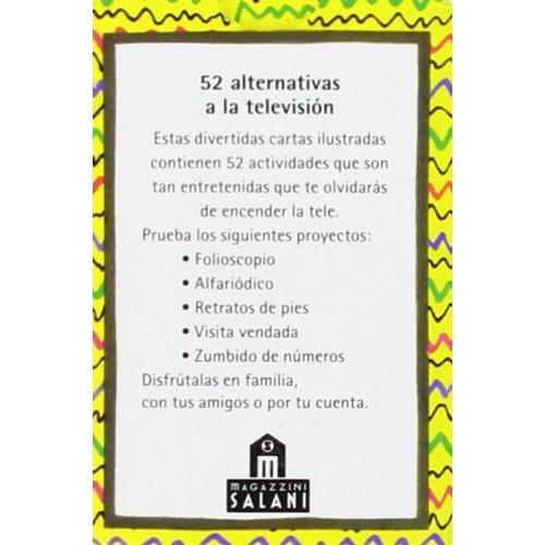 52 alternativas a la televisión - Juego de Cartas