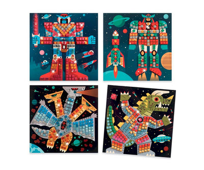 Collage: Cuadros de mosaicos Space - Djeco