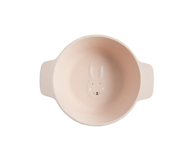 Bol de silicona con asas Conejo (Mrs. Rabbit) - Trixie