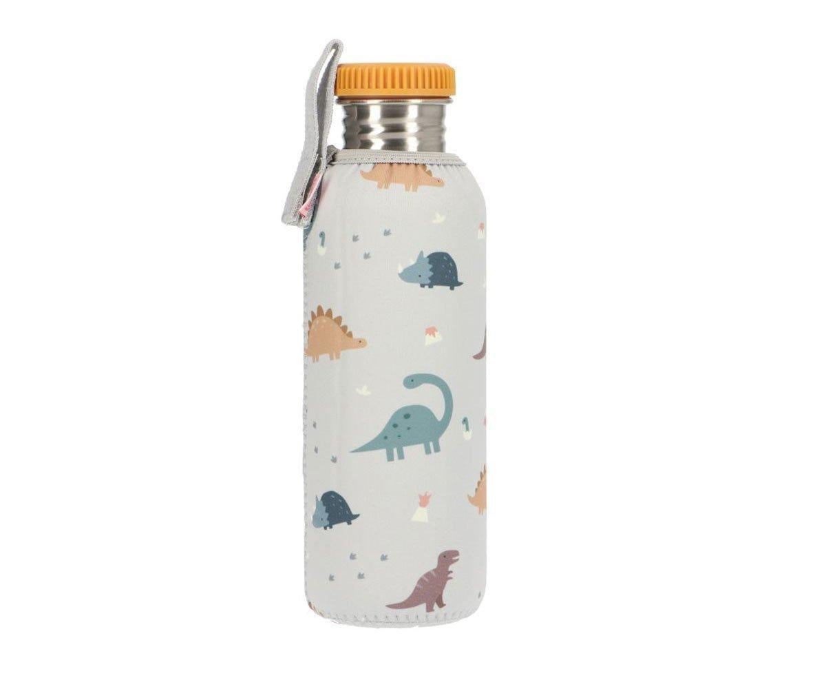 Botella Acero con Funda 750ml Dinos World