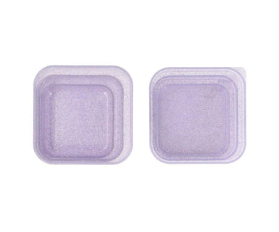 3 Cajas Almuerzo: Glitter Lilac - Monnëka