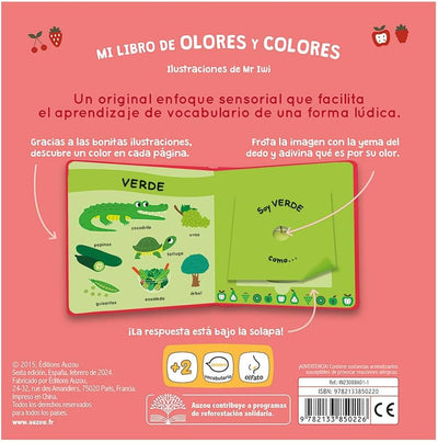 Mi libro de olores y colores: Las frutas