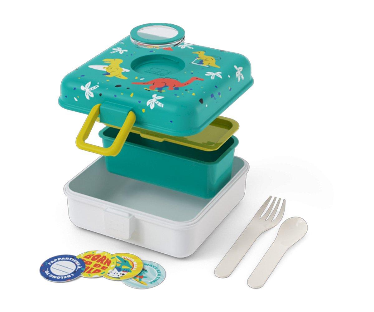 Fiambrera sandwich azul Dino - Monbento Kids