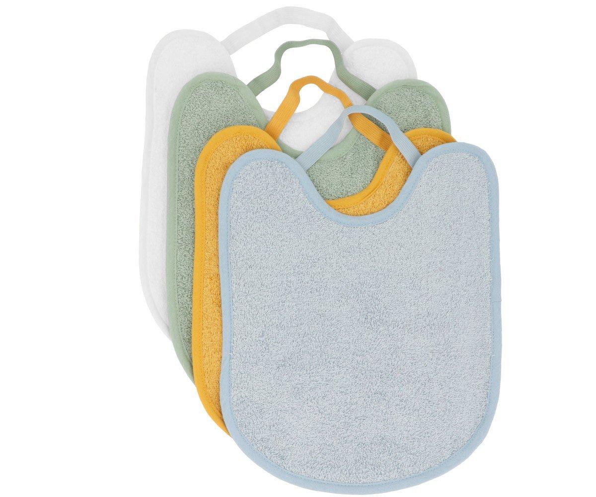 Pack 4 Baberos Rizo (Blue/Mustard/Sage/Ivory) - Tutete