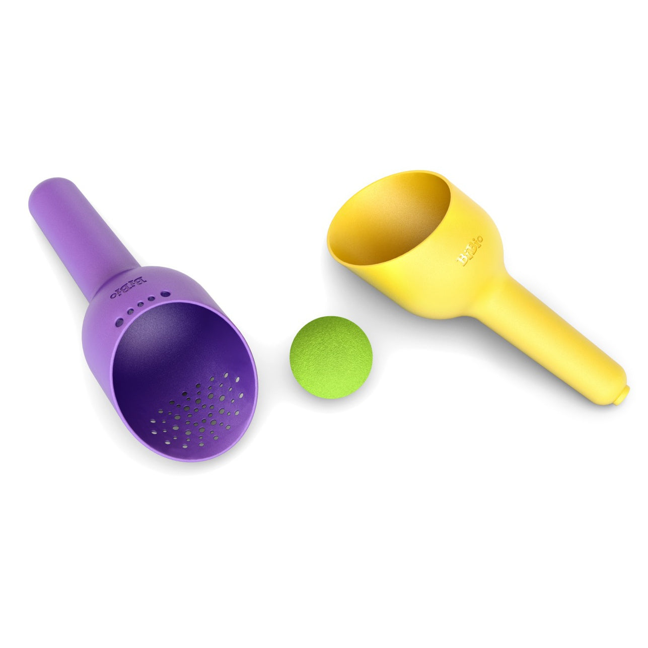 SiBi: Set 2 palas con tamiz ergonómicas y pelota (Varios colores) - BiBio