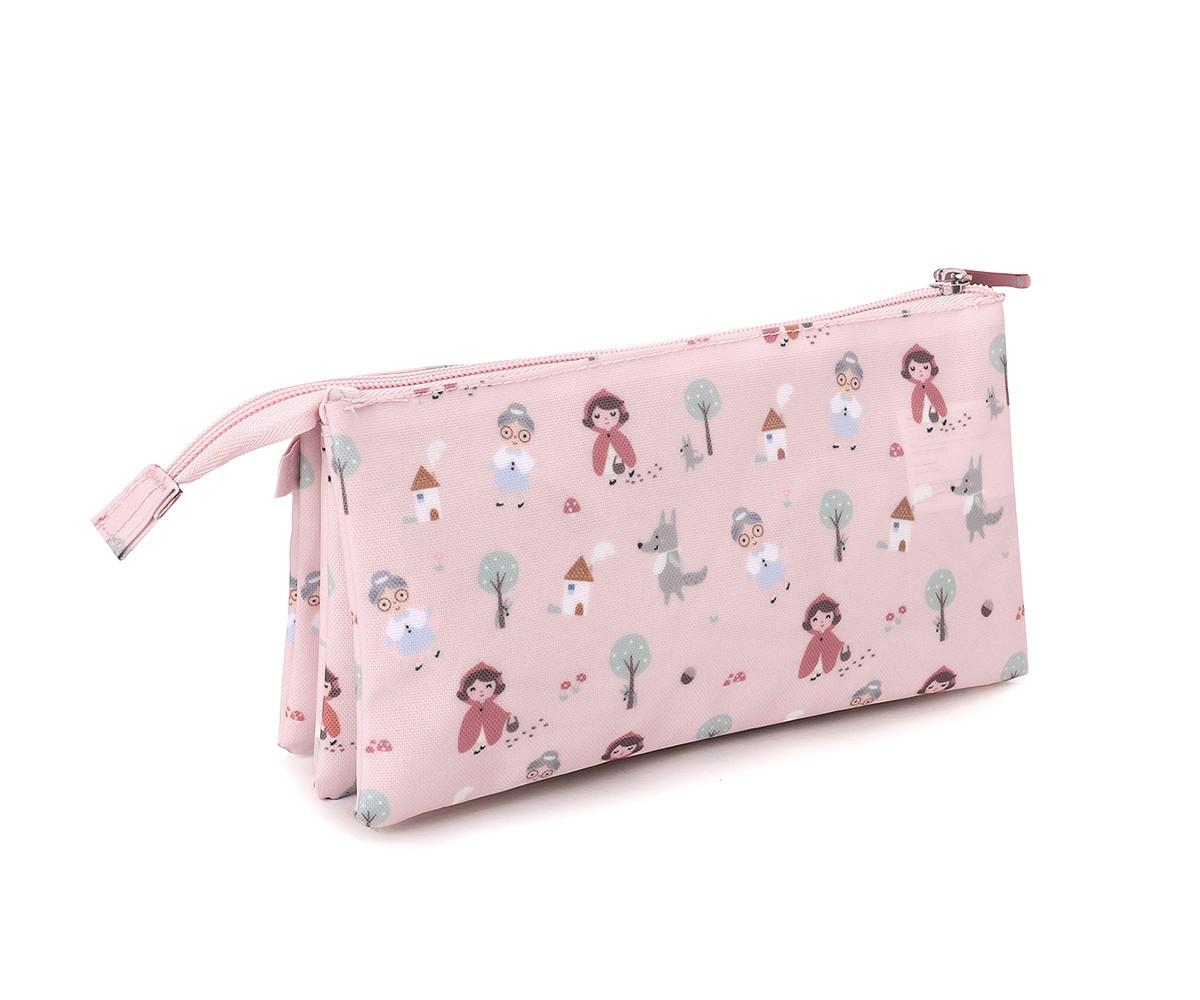 Estuche 3 Compartimentos Little Red - Tutete