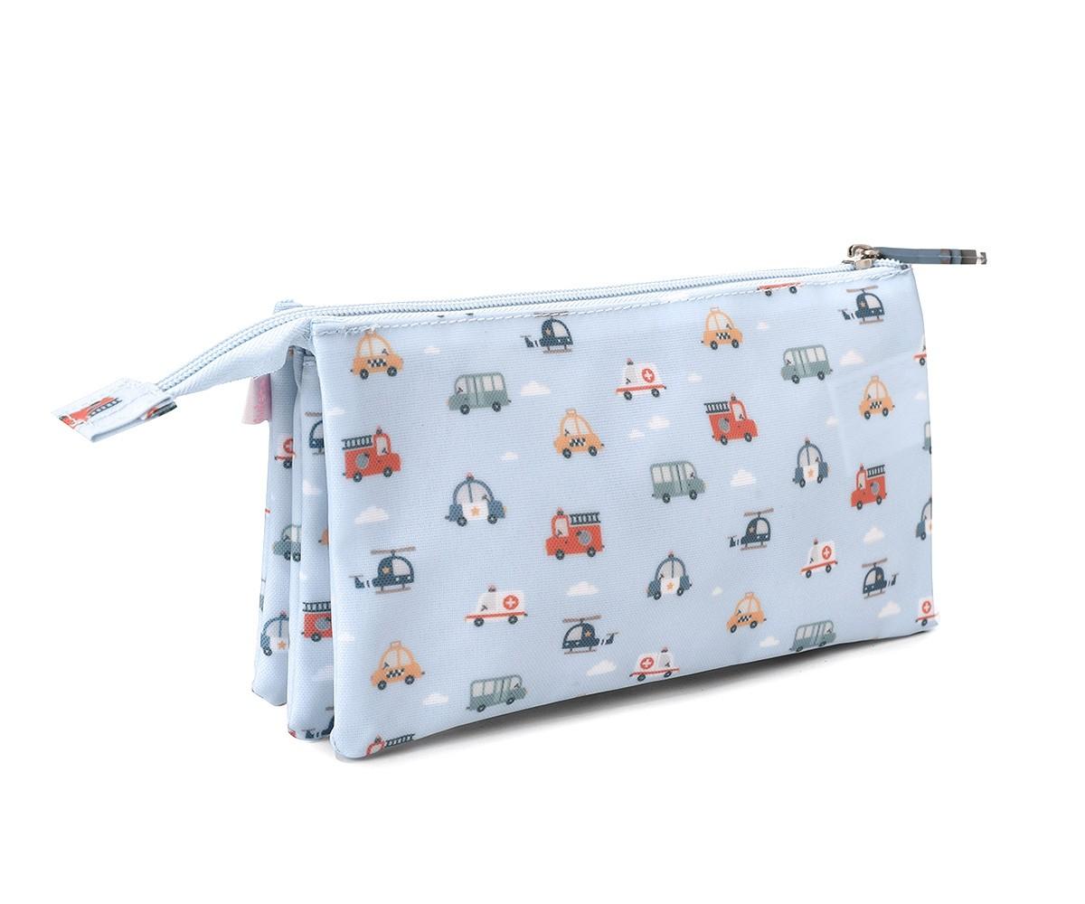 Estuche 3 Compartimentos City Cars - Tutete