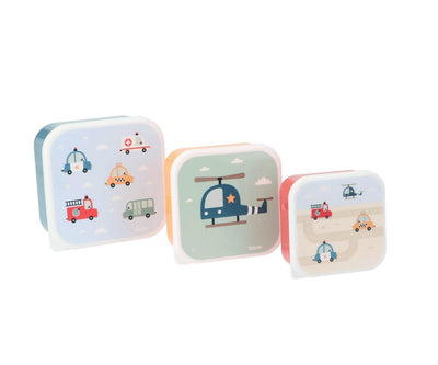3 Cajas Almuerzo City Cars - Tutete