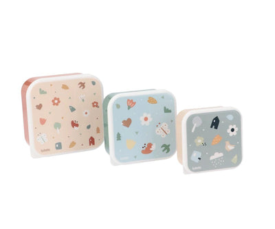 3 Cajas Almuerzo Geometric Nature - Tutete