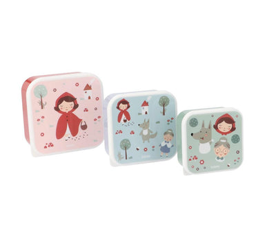 3 Cajas Almuerzo Little Red - Tutete
