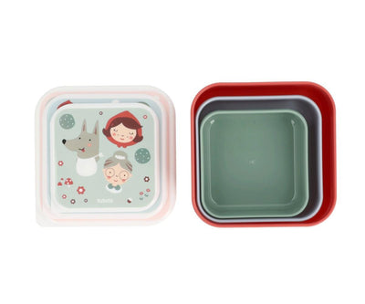 3 Cajas Almuerzo Little Red - Tutete