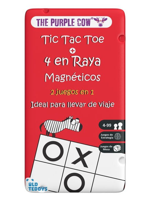 Tic Tac Toe + 4 en Raya (Magnéticos) - The Purple Cow